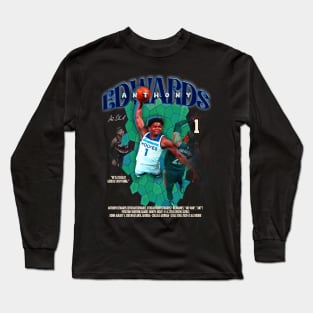 "Ant Man" Anthony Edwards Minnesota Timberwolves Graphic Vintage Basketball Bootleg Long Sleeve T-Shirt